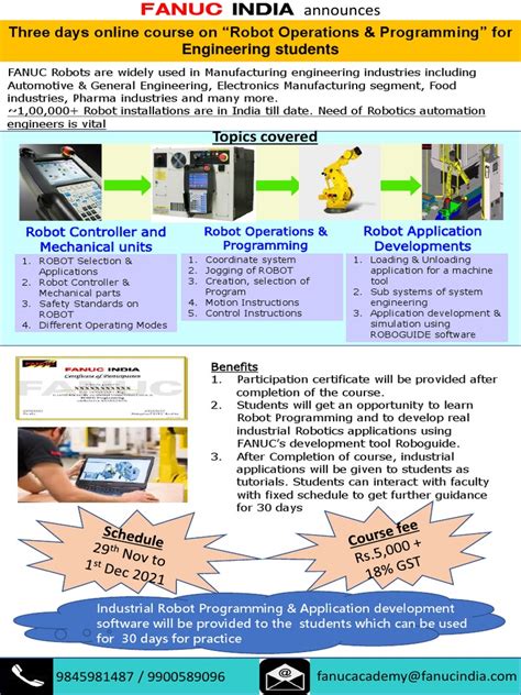 fanuc courses in india